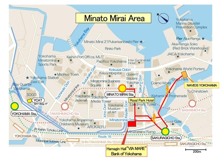 minato mirai 21 નકશો